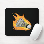 Farbenfrohe Badminton Shuttle Art Sport 2 Mousepad (Mit Mouse)