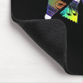 Farbenfrohe Badminton Shuttles Mousepad (Ecke)