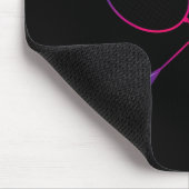 Farbenfrohe Badminton-Shuttleservice mit Shuttlese Mousepad (Ecke)