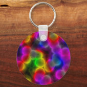 Farbenfrohe Bakterien Schlüsselanhänger (Vorderseite)