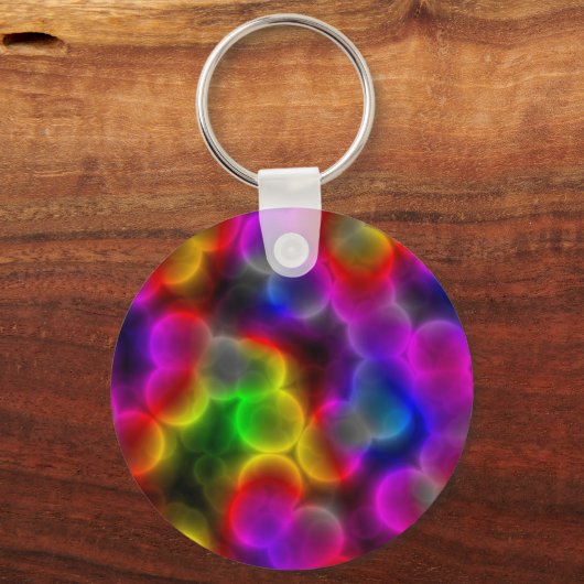 Farbenfrohe Bakterien Schlüsselanhänger (Vorderseite)
