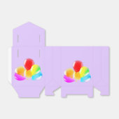 Farbenfrohe Balkone - Glückliches Party Geschenkschachtel (Ungefaltet)