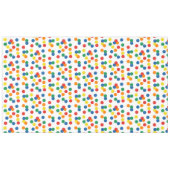 Farbenfrohe Ball-Muster Tischdecke (Vorderseite (Horizontal))