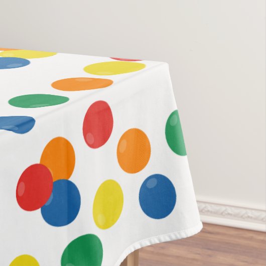 Farbenfrohe Ball-Muster Tischdecke (Beispiel)