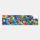 Farbenfrohe Ball Pit Balls Kinder spielen Autoaufkleber (Vorne)