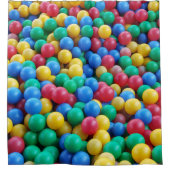 Farbenfrohe Ball Pit Balls Kinder spielen Duschvorhang (Vorderseite)