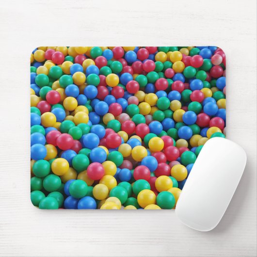 Farbenfrohe Ball Pit Balls Kinder spielen Mousepad (Mit Mouse)