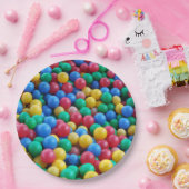 Farbenfrohe Ball Pit Balls Kinder spielen Pappteller (Party)