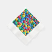 Farbenfrohe Ball Pit Balls Kinder spielen Serviette (Ecke)