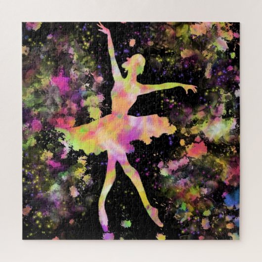 Farbenfrohe Ballerina Jigsaw Puzzle - Balletttänze (Vertikal)
