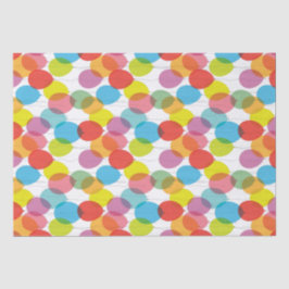 Farbenfrohe Ballons für die Geburtstagsparty Seidenpapier