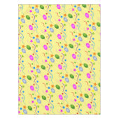 Farbenfrohe Ballons und Streamer auf YELLOW Tischdecke (Vorderseite)
