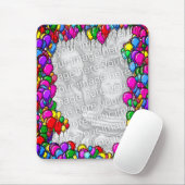 Farbenfrohe Balloons Design Foto Mousepad (Mit Mouse)