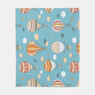 Farbenfrohe Balloons Festivals Design Fleecedecke