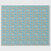 Farbenfrohe Balloons Festivals Design Geschenkpapier (Flach)