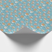 Farbenfrohe Balloons Festivals Design Geschenkpapier (Ecke)