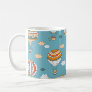 Farbenfrohe Balloons Festivals Design Kaffeetasse
