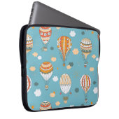 Farbenfrohe Balloons Festivals Design Laptopschutzhülle (Vorne Rechts)