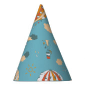 Farbenfrohe Balloons Festivals Design Partyhütchen (Rechts)