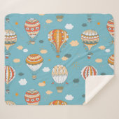 Farbenfrohe Balloons Festivals Design Sherpadecke (Vorderseite (Horizontal))