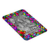 Farbenfrohe Balloons gestalten Ihr eigenes Foto Magnet (Rechte Seite)