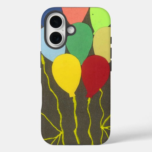 Farbenfrohe Balloons Grafik-Design Case-Mate iPhone Hülle (Rückseite)