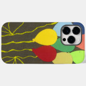 Farbenfrohe Balloons Grafik-Design Case-Mate iPhone Hülle (Rückseite (Horizontal))