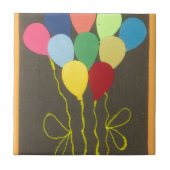 Farbenfrohe Balloons Grafik-Design Fliese (Vorderseite)