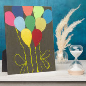 Farbenfrohe Balloons Grafik-Design Fotoplatte (Seite)