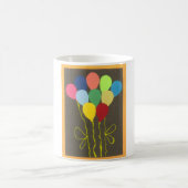 Farbenfrohe Balloons Grafik-Design Kaffeetasse (Mittel)
