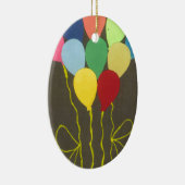 Farbenfrohe Balloons Grafik-Design Keramikornament (Rechts)