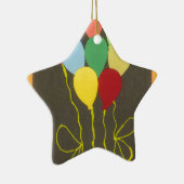 Farbenfrohe Balloons Grafik-Design Keramikornament (Rechts)