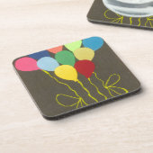 Farbenfrohe Balloons Grafik-Design Untersetzer (Linke Seite)