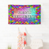 Farbenfrohe Balloons Großes Werbebanner Banner (Insitu)