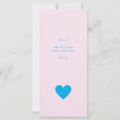 Farbenfrohe Balloons Grußkarte zum Geburtstag (Rückseite)