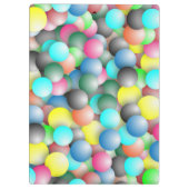 Farbenfrohe Balloons Muster-20837 Klemmbrett (Rückseite)
