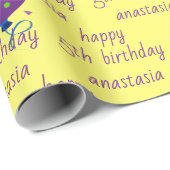 Farbenfrohe Balloons - Muster-Vorlage zum Geburtst Geschenkpapier (Rolleneckpunkt)