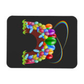Farbenfrohe Balloons Rainbow Rays Balloon Arch Magnet (Horizontal)