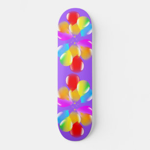 Farbenfrohe Balloons Skateboard