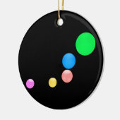 Farbenfrohe Balls Ornament (Links)