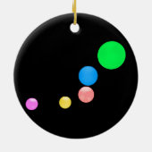 Farbenfrohe Balls Ornament (Hinten)