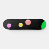 Farbenfrohe Balls Skateboard (Horizontal)