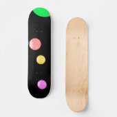 Farbenfrohe Balls Skateboard (Vorderseite)