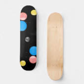 Farbenfrohe Balls Skateboard (Vorderseite)
