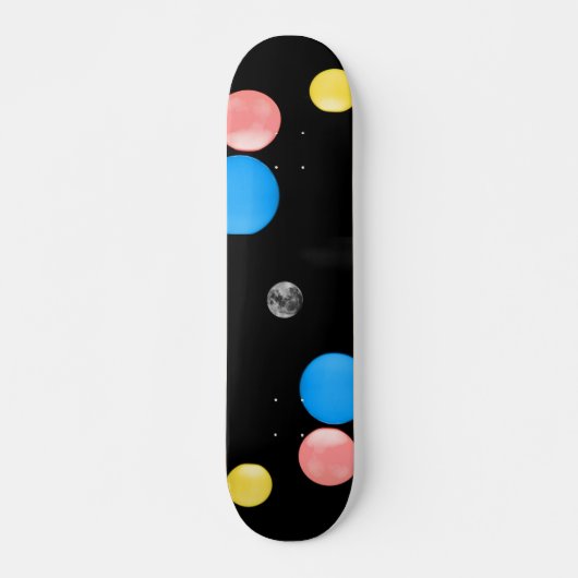 Farbenfrohe Balls Skateboard (Vorne)