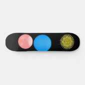 Farbenfrohe Balls Skateboard (Horizontal)