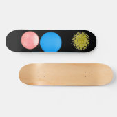 Farbenfrohe Balls Skateboard (Horizontal)