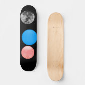 Farbenfrohe Balls Skateboard (Vorderseite)