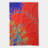Farbenfrohe Bamboo Wave Geschirrtuch (Vertikal)