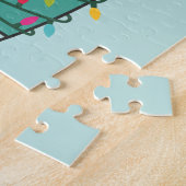 Farbenfrohe Bären Frohe Weihnachts Winter Tiere Bä Puzzle (Seite)